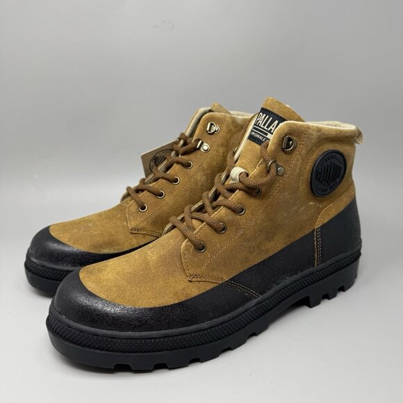 PALLADIUM PALLABOSSE Hiker MEN\'S HIKING BOOTs Size 13 New Brown Black main image 5
